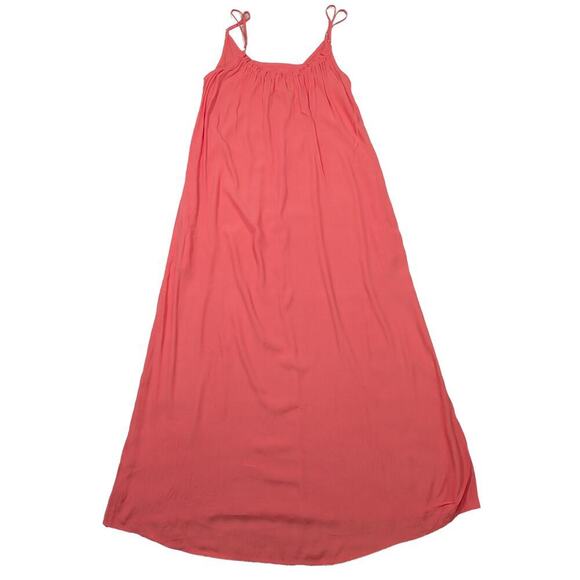 Lovestitch Rain or Shine Coral Spaghetti Strap Sundress Size Large - Picture 1 of 11
